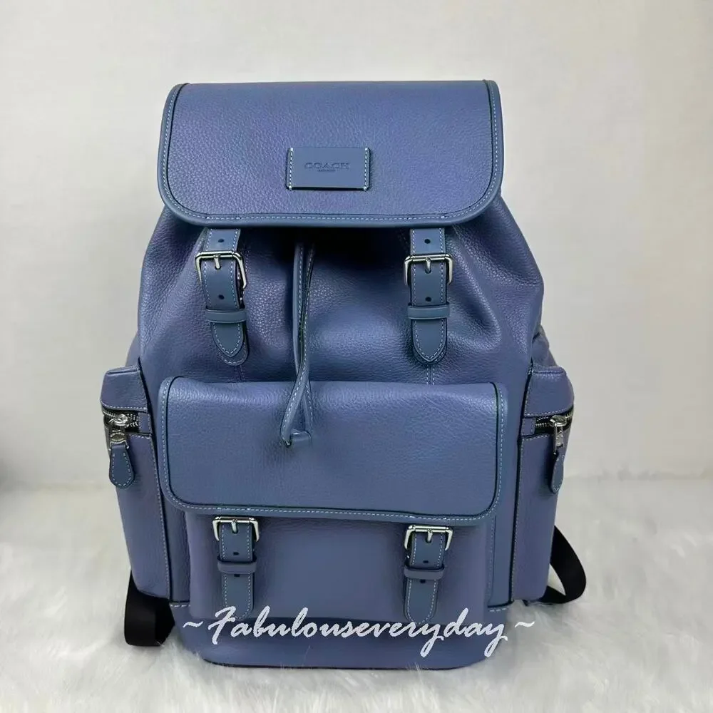 blue leather coach backpack Charter in Graphic : Clothing, Shoes & Jewelry A little (re)love goes a long way COACH Charter Backpack With Graphic